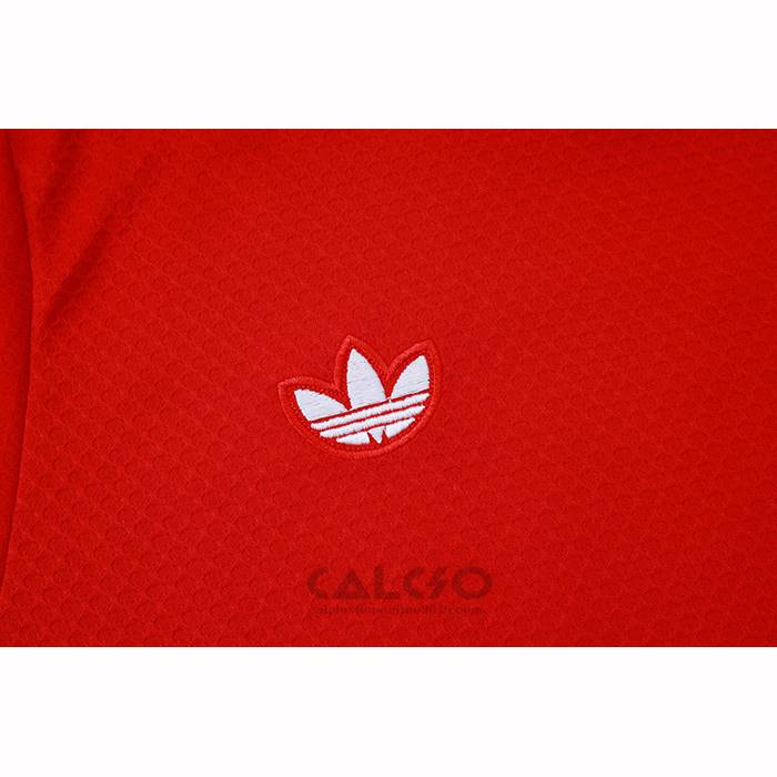 Tuta da Track Manchester United Manica Corta 2025-2026 Rosso - Pantaloncini